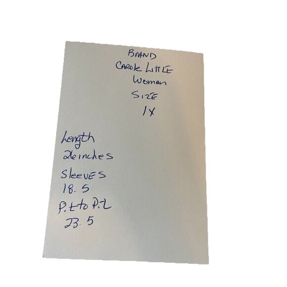 Carole Little Woman Size 1X 100% Linen Blouse Lined Embroidery Boho Classic - Picture 14 of 15